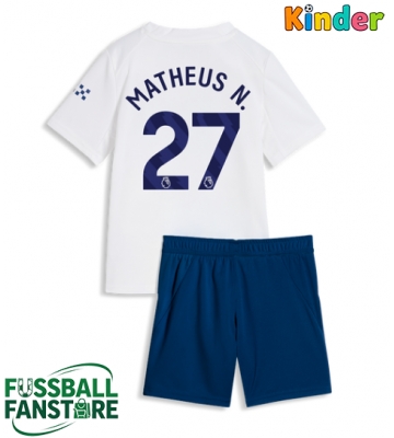 Manchester City Matheus Nunes #27 Replik 3rd trikot Kinder 2026-27 Kurzarm (+ Kurze Hosen)